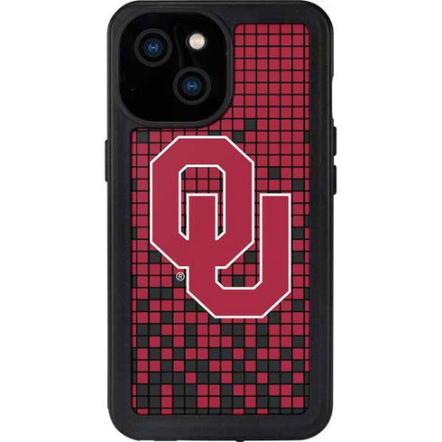 University of Oklahoma Sooners Red Digi iPhone 15 Waterproof Case